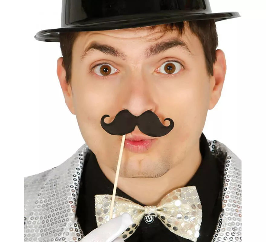Bolsa de 6 bigotes con palo ideal para photocall
