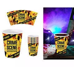 Saco com 6 óculos para cenas de crime 9 cm