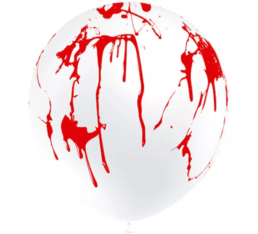Translation missing: pt-PT.Bolsa de 8 Globos de Salpicaduras de Sangre de 95 cm