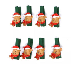 Saco de 8 Pinças Urso de 3 cm