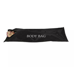 Bolsa Morgue preta com fecho