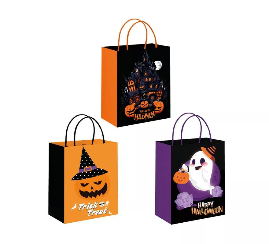 Translation missing: pt-PT.Bolsa de Regalo Halloween en modelos surtidos de 26x32x12,5 cm