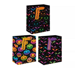 Sacola para presente de Halloween em diversos modelos de 32x42x11,5 cm