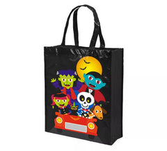 Saco de figuras de Halloween feliz tecido não tecido 40x30 cm