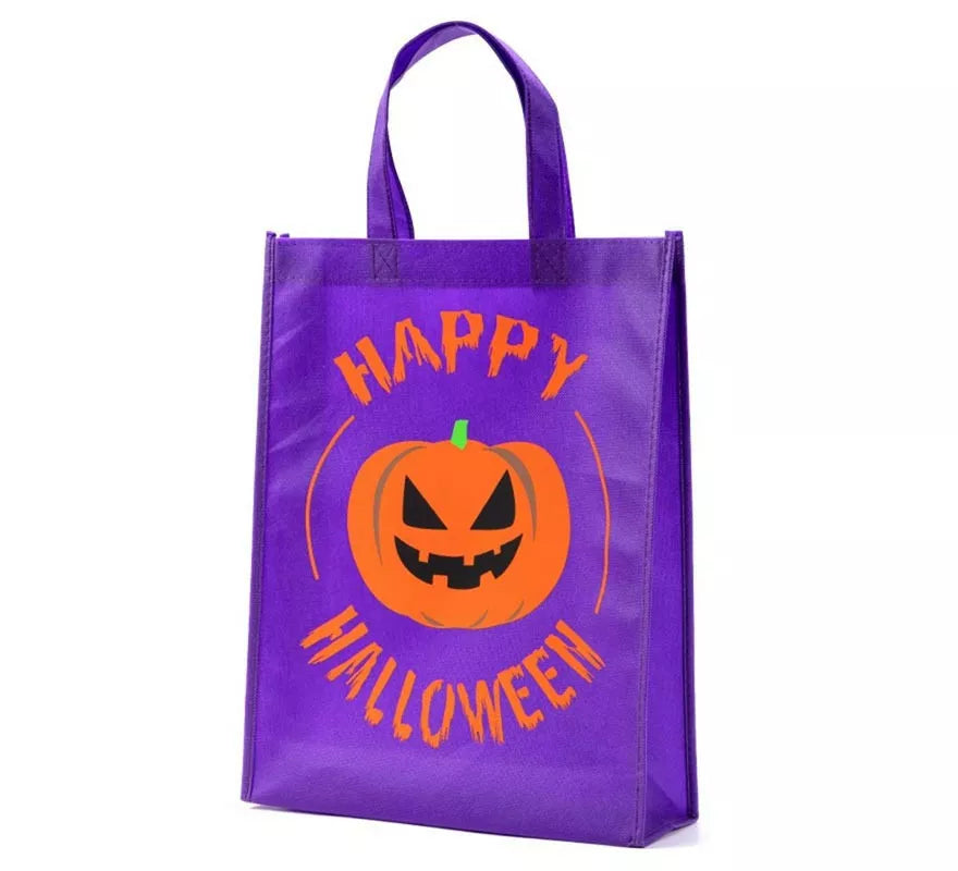 Translation missing: pt-PT.Bolsa Happy Halloween Calabaza de 38x30x10 cm