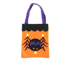 Saco de bombons de feltro aranha 28x20 cm