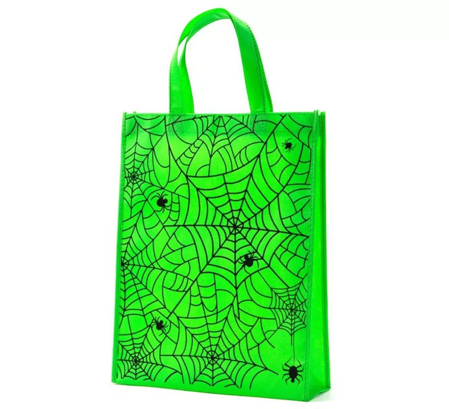 Translation missing: pt-PT.Bolsa Telaraña verde de 38x30x10 cm