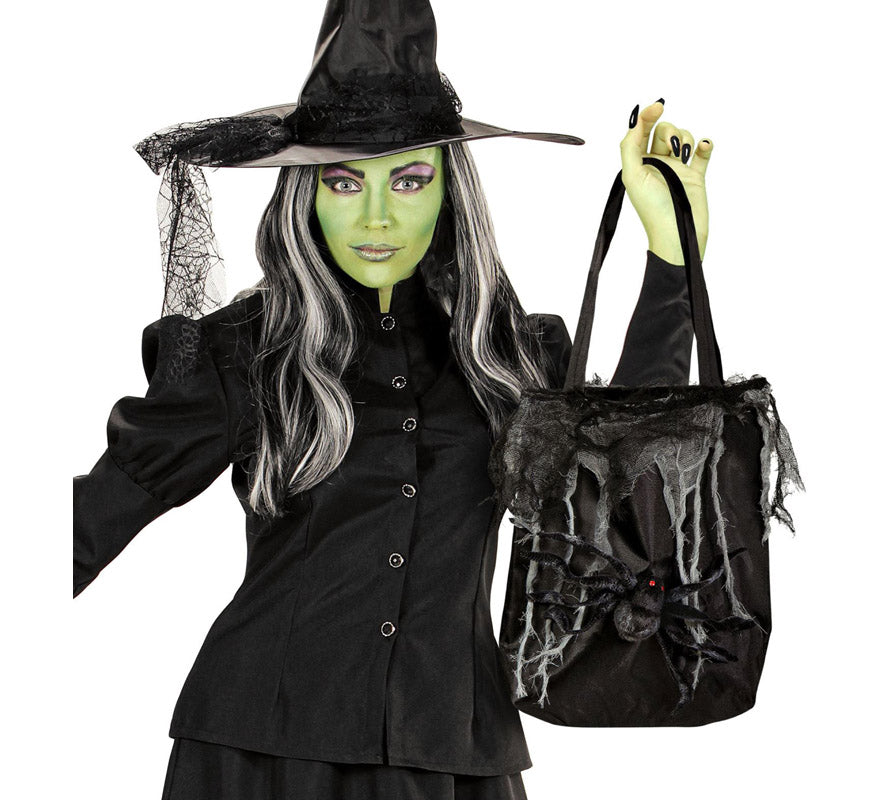 Translation missing: pt-PT.Bolso Halloween con Araña y Telarañas