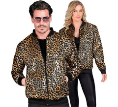 Bomber clássico com estampa animal para adulto