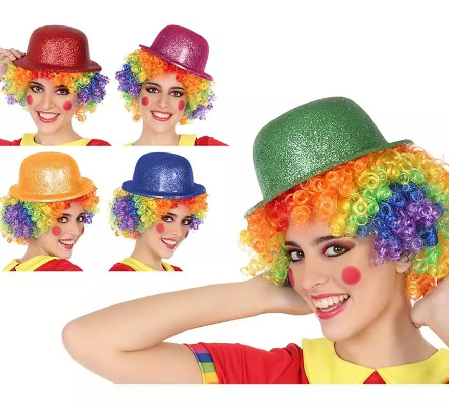Translation missing: pt-PT.Bombín de Payaso con Purpurina en 5 colores