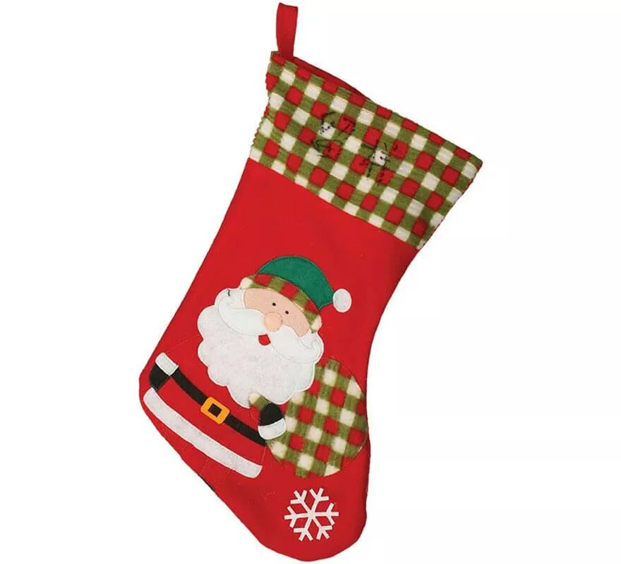 Translation missing: pt-PT.Bota con Papá Noel 45 cm