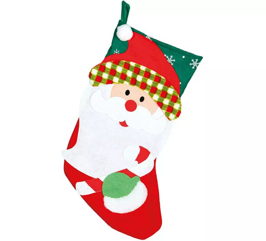 Translation missing: pt-PT.Bota de Papá Noel con Barba 46 cm