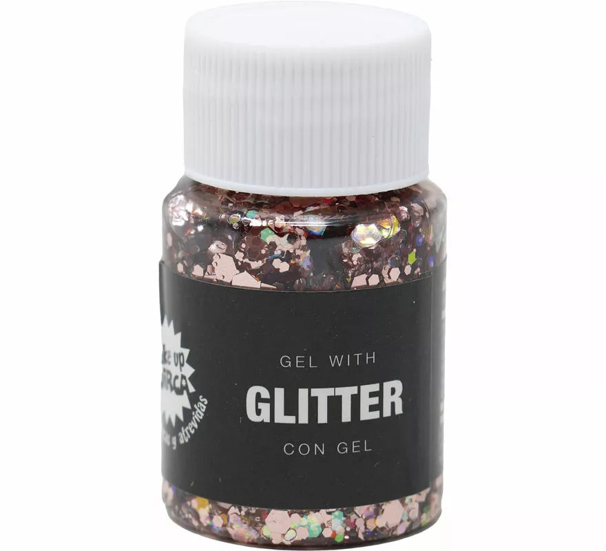 Gel con Glitter en varios colores