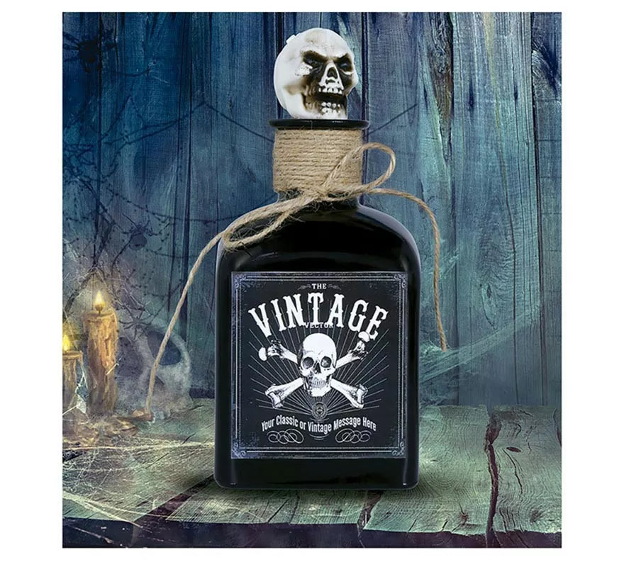 Translation missing: pt-PT.Botella de Veneno con Calavera cristal de 20 cm