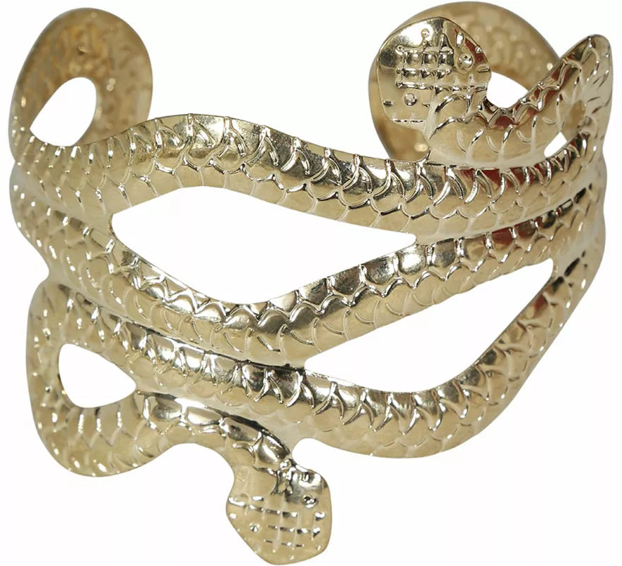 Translation missing: pt-PT.Brazalete de Serpiente metálico adulta