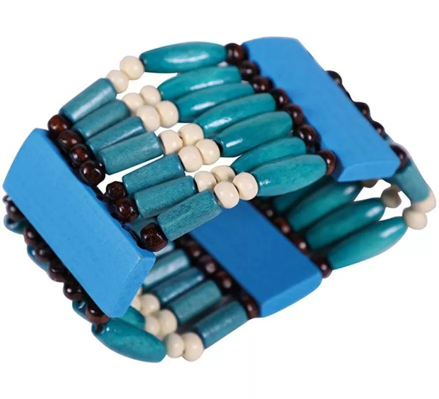 Translation missing: pt-PT.Brazalete Indio Azul de 8 Cm de diámetro