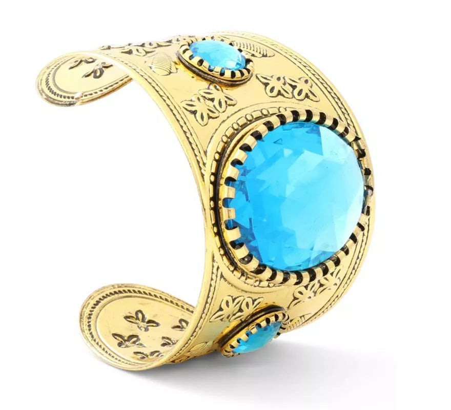Translation missing: pt-PT.Brazalete Romano con Piedra azul