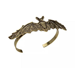 Pulseira morcego de ouro envelhecido
