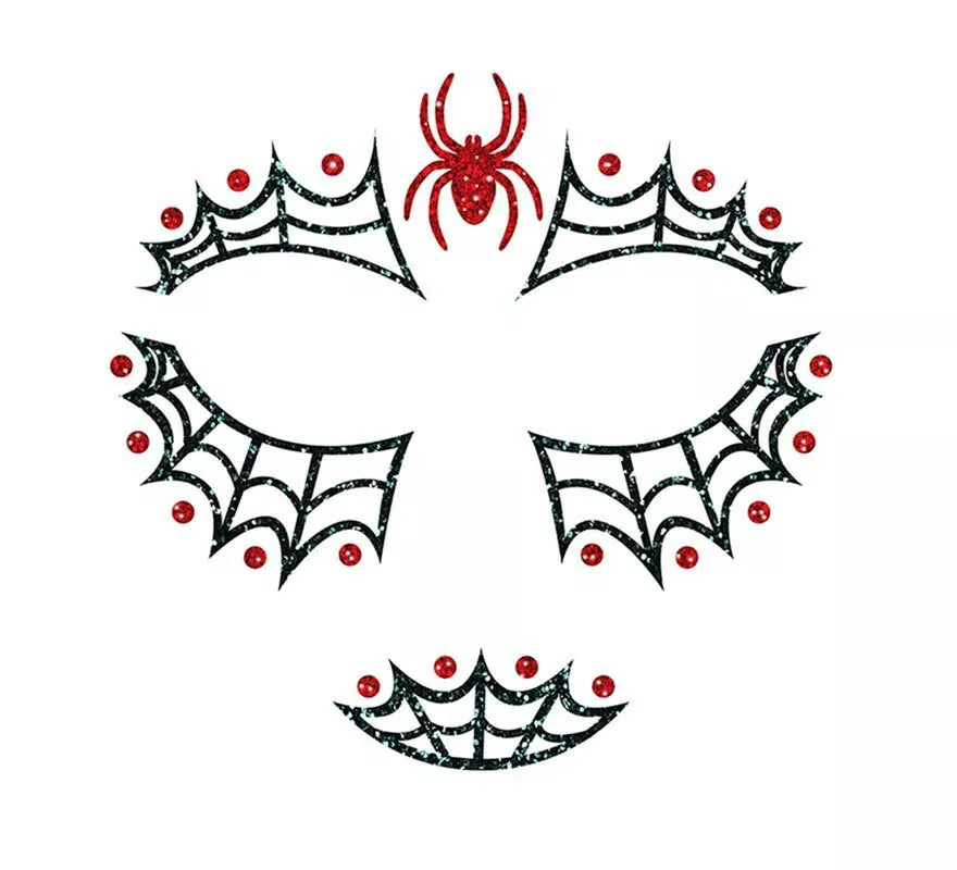 Translation missing: pt-PT.Brillantina Facial Spiderweb de 20x20 cm