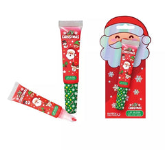 Brilho Labial Vermelho com Sabor a Morango