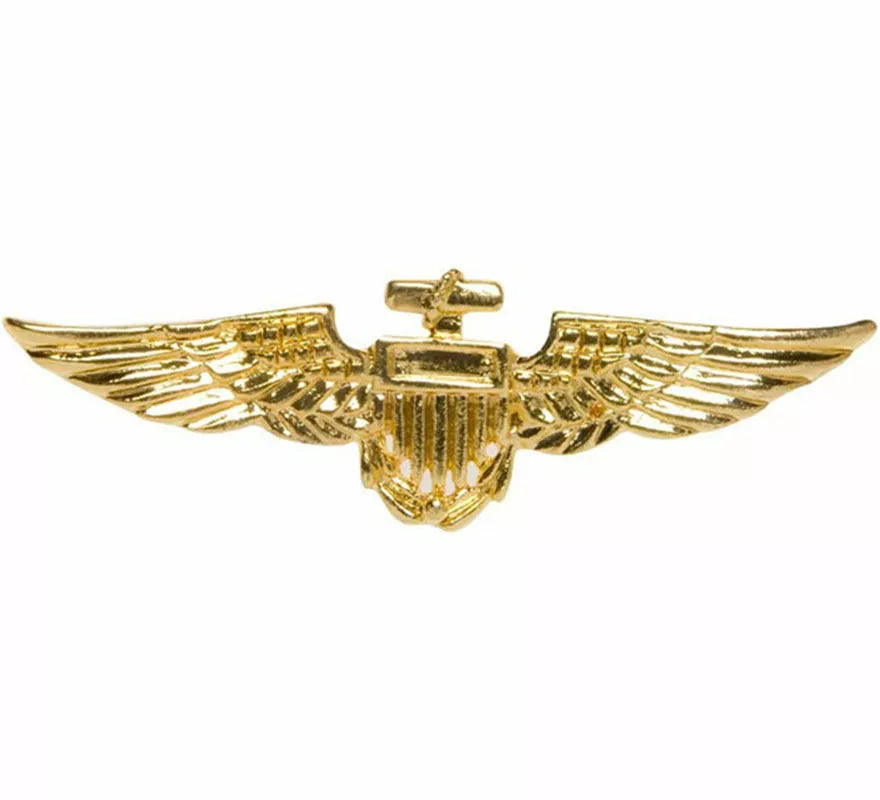 Broche de Aviador dorado
