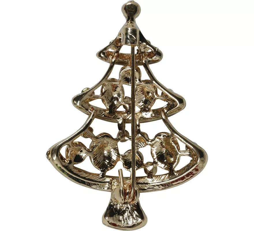 Translation missing: pt-PT.Broche Metálico de Árbol de Navidad de 4,5 cm