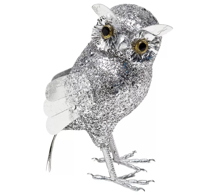 Translation missing: pt-PT.Búho con Purpurina de 18,5 cm en varios colores