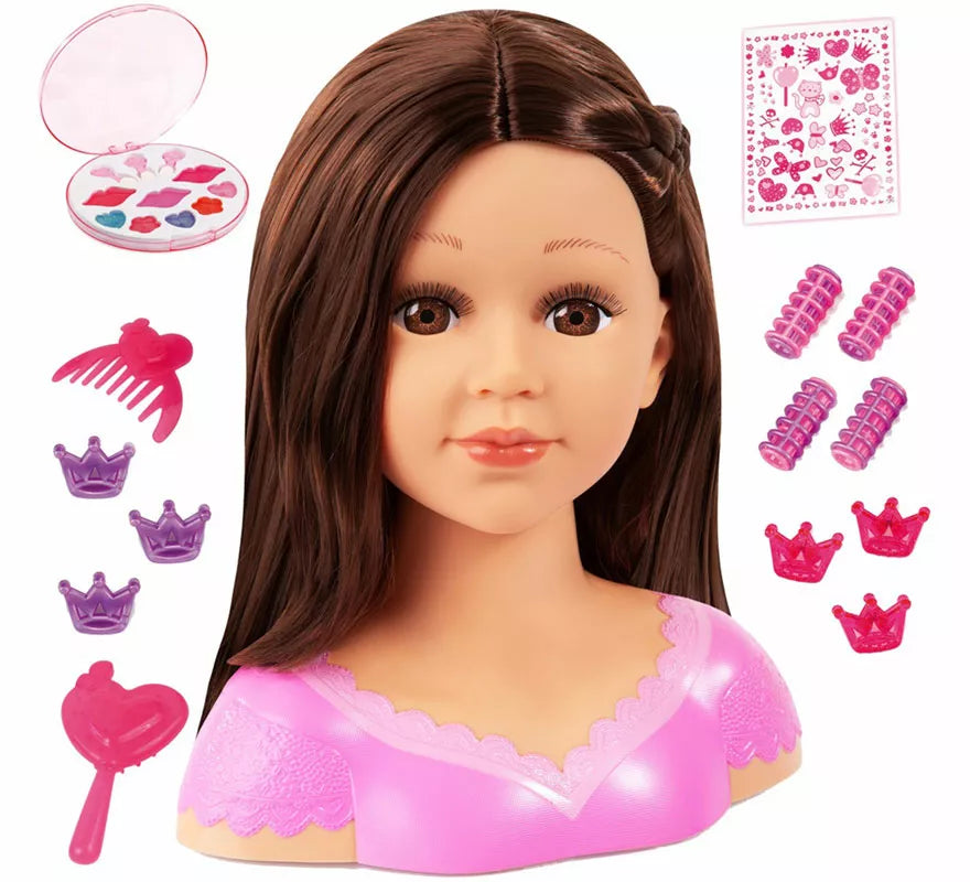 Translation missing: pt-PT.Busto Charlene Peinado y Maquillaje Súper Modelo Morena