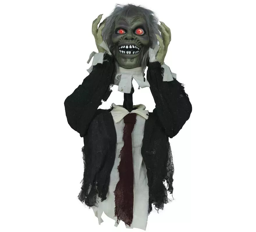 Translation missing: pt-PT.Busto de Zombie con Luz de Sonido y Movimiento de 55 cm