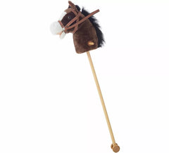 Cavalo de Madeira 95 cm com Roda e Som