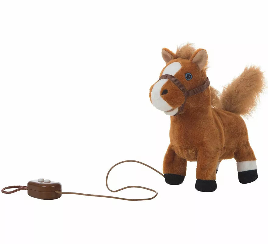 Translation missing: pt-PT.Caballo Musical de Peluche con Movimiento de 22 cm