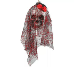 Cabeça Suspensa do Dia dos Mortos 15x30 cm