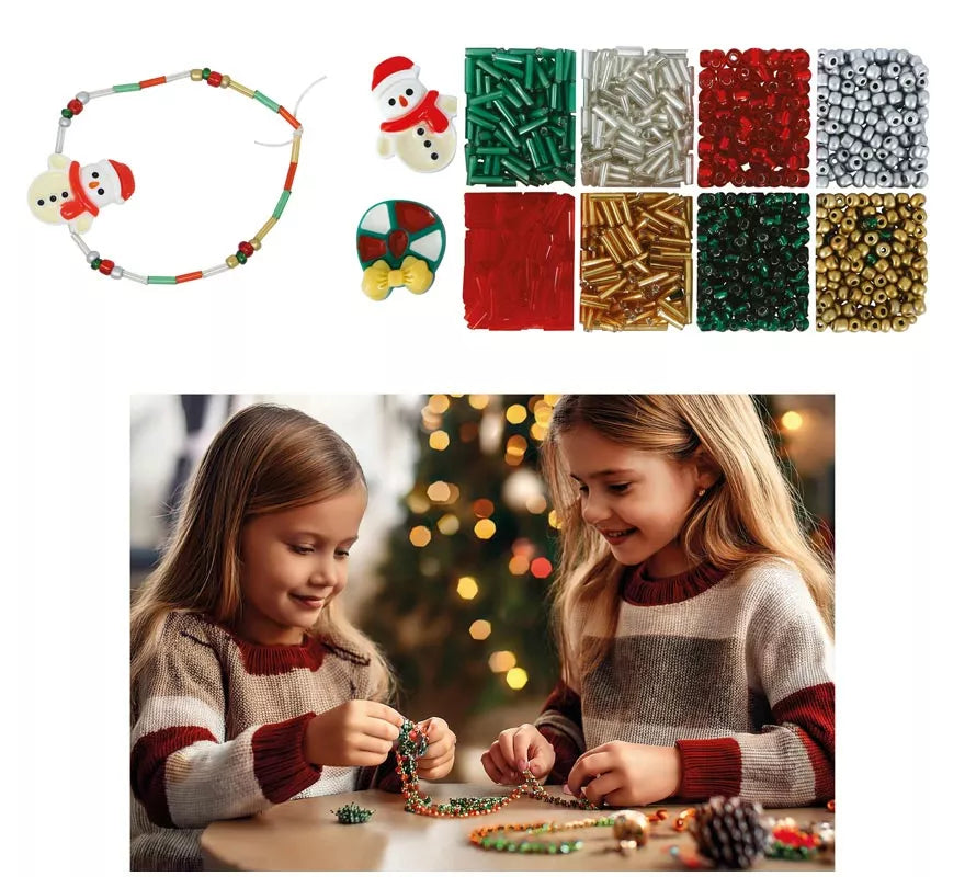 Translation missing: pt-PT.Caja de 1100 Piezas para Pulseras de Navidad