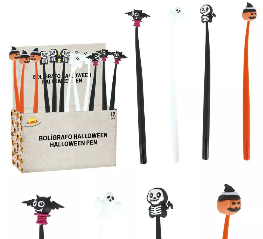 Translation missing: pt-PT.Caja de 12 Bolígrafos de Halloween de 22 cm