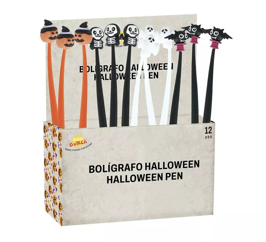Translation missing: pt-PT.Caja de 12 Bolígrafos de Halloween de 22 cm