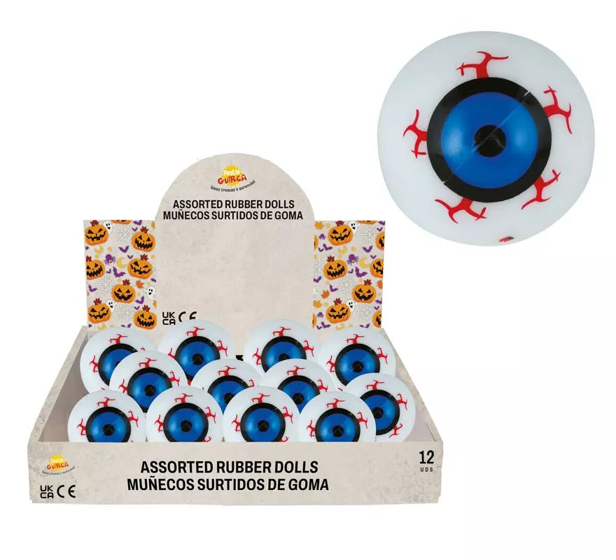 Translation missing: pt-PT.Caja de 12 Pelotas Saltarinas con Luz Ojos de 5,5 cm