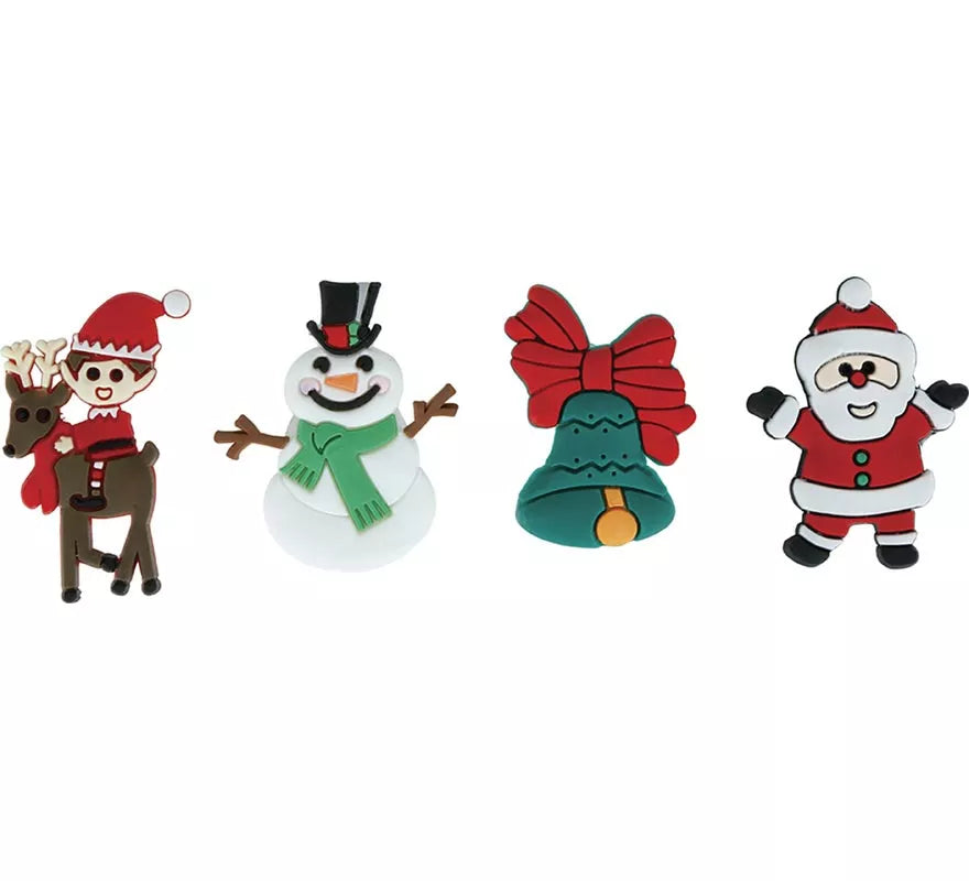 Translation missing: pt-PT.Caja de 25 Anillos de Navidad con Luz de 3,5 cm
