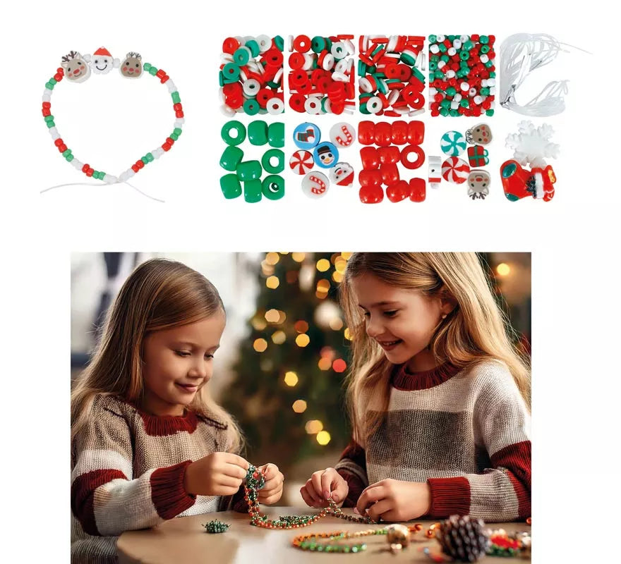 Translation missing: pt-PT.Caja de 450 Piezas para Pulseras de Navidad