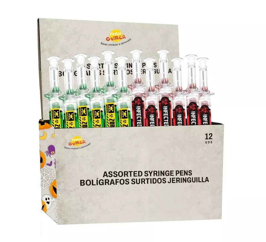 Caja de 48 Bolígrafos Sangre Infectada