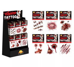 Caixa com 48 tatuagens sortidas