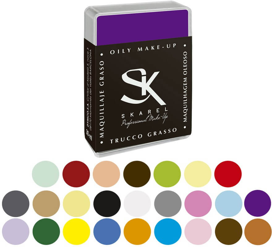 Translation missing: pt-PT.Cajita de maquillaje graso 25 gr en varios colores