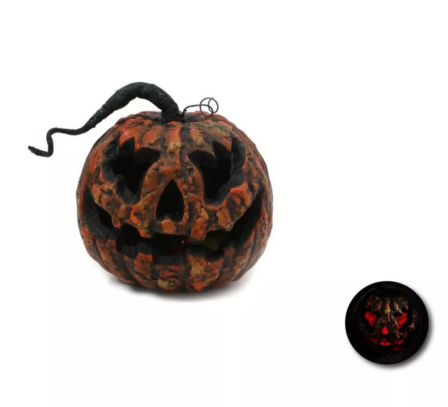 Translation missing: pt-PT.Calabaza efecto podrido con luz de 25x23x25 cm