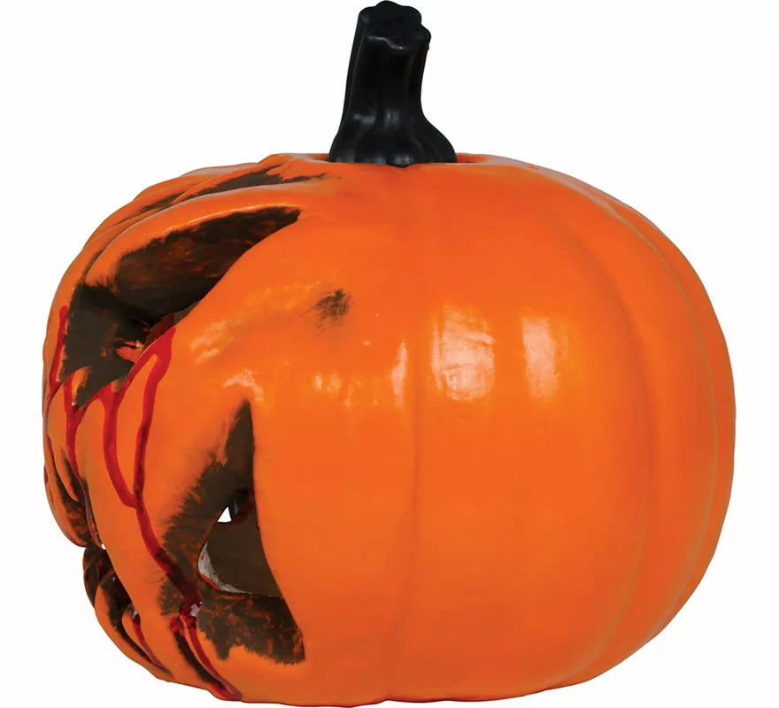 Translation missing: pt-PT.Calabaza naranja con Luz de 20 cm