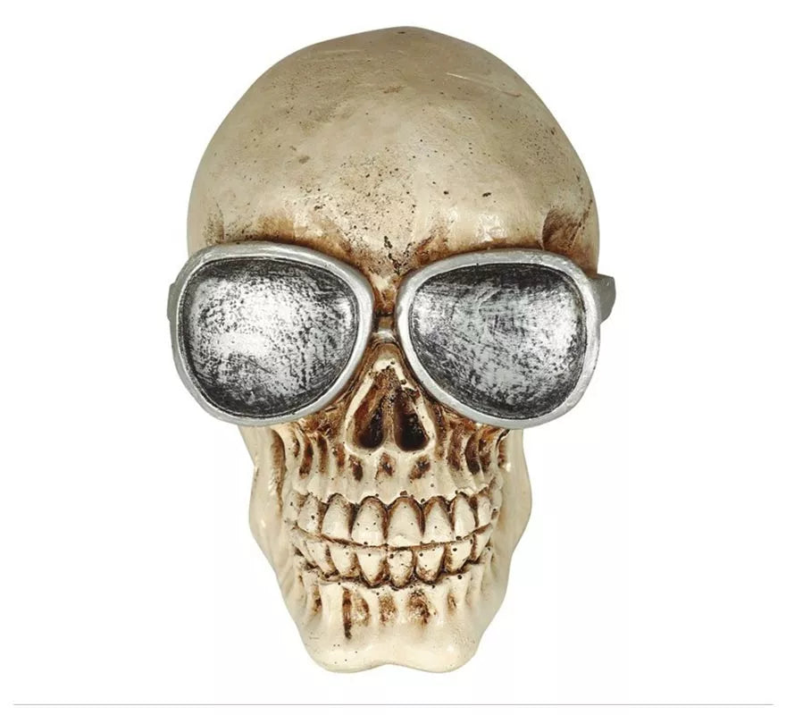 Translation missing: pt-PT.Calavera con Gafas Resina 11 cm