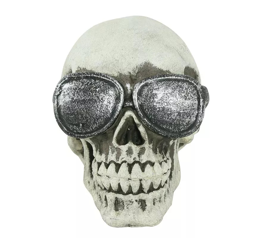 Translation missing: pt-PT.Calavera con Gafas Resina 11 cm