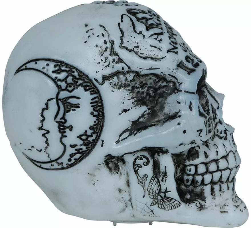 Translation missing: pt-PT.Calavera Ouija Decorada con Luz de 20 cm