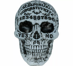 Caveira Ouija Decorada com Luz 20 cm