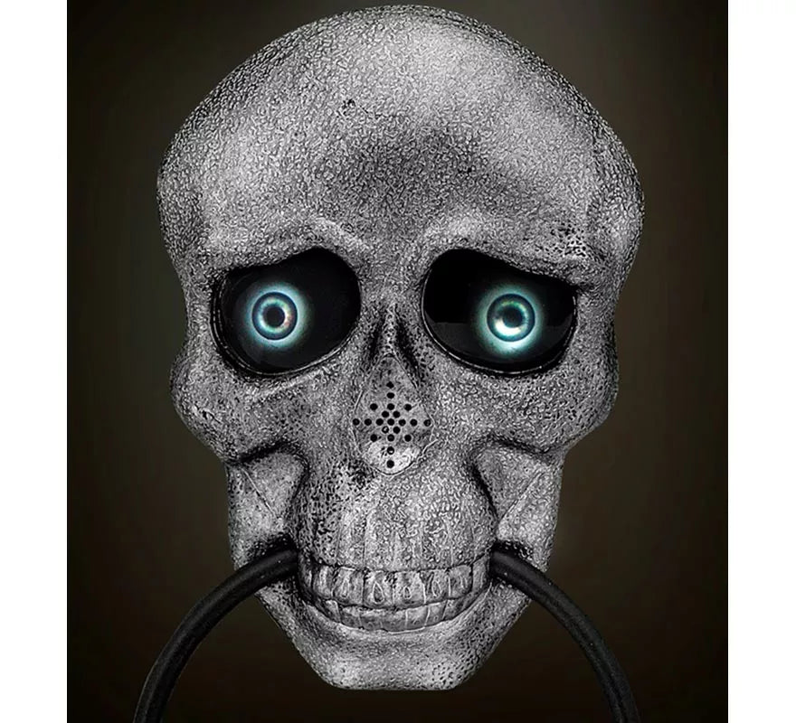 Translation missing: pt-PT.Calavera para Puerta con Ojos Animados y Voz Espeluznante