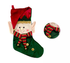 Elfo decoração de natal meia 56 cm