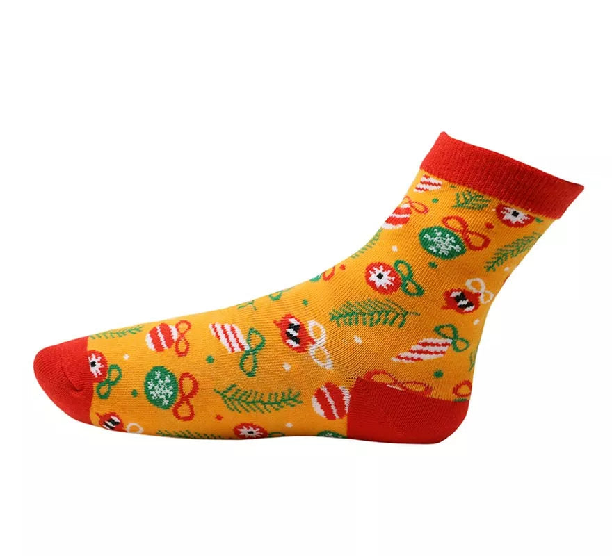 Translation missing: pt-PT.Calcetines Navideños Adornos y Hojas en números del 22 al 48